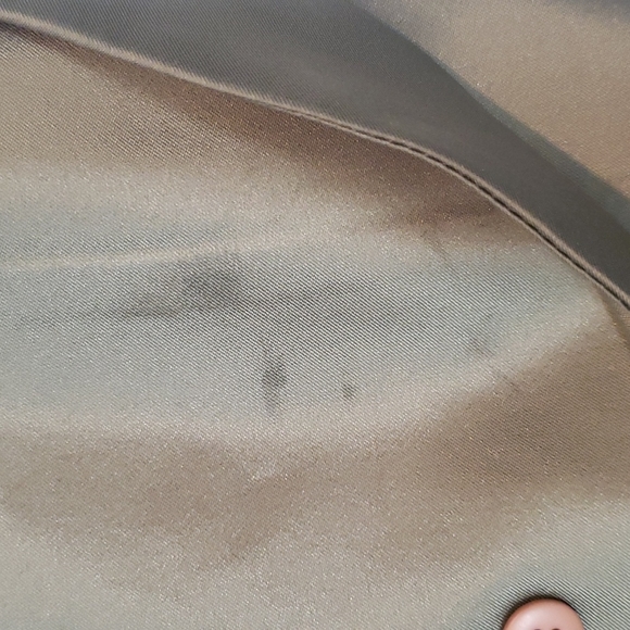 Cynthia Rowley size 2 green satin lightweight coat - Picture 2 of 12